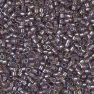 Miyuki Delica Perlen 11/0 - Sparkling lined smoky amethyst ab DB-1760